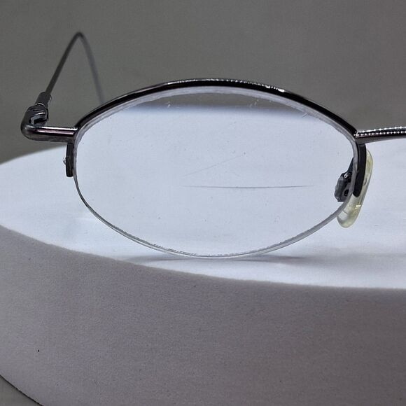 Oscar 205 Col.010 Made in Korea 47-20-140 Half Rim Wire Eyeglasses Frame - Picture 12 of 13